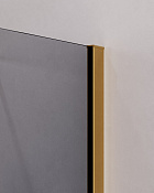 Cezares Slider Душевой уголок 70-80x80x195h см, тонированное стекло 8 мм, цвет: брашированное золото SLIDER-AH-1-80-70/80-GRIGIO-BORO