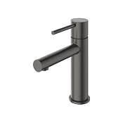 Cezares Relax Смеситель для раковины, с донным клапаном, излив 13 см, цвет: оружейная сталь RELAX-LS2-GM