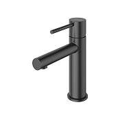 Cezares Relax Смеситель для раковины, с донным клапаном, излив 13 см, цвет: черный матовый RELAX-LS2-NOP