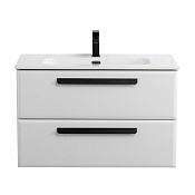 Cezares Eco Тумба под раковину подвесная 80x45,7x50h см, цвет: bianco opaco ECO-CER-N-800-2C-SO-BO