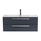 Cezares Eco Тумба под раковину подвесная 120x45,7x50h см, цвет: grafito ECO-CER-N-1200-2C-SO-GR-P