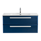 Cezares Eco Тумба под раковину подвесная 100x45,7x50h см, цвет: sapfiro ECO-CER-N-1000-2C-SO-SPF-P