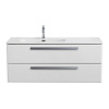 Cezares Eco Тумба под раковину подвесная 120x45,7x50h см, цвет: bianco lucido ECO-CER-N-1200-2C-SO-BL-L