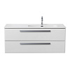 Cezares Eco Тумба под раковину подвесная 120x45,7x50h см, цвет: bianco lucido ECO-CER-N-1200-2C-SO-BL-R