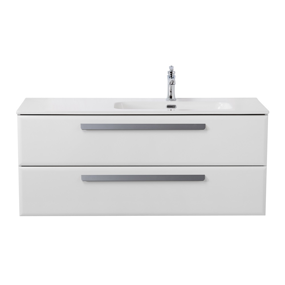 Cezares Eco Тумба под раковину подвесная 120x45,7x50h см, цвет: bianco lucido ECO-CER-N-1200-2C-SO-BL-R
