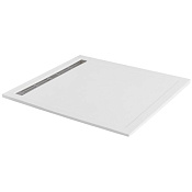 Cezares Tray Душевой поддон из искусственного камня 100x90x3h см, цвет: белый матовый TRAY-AS-AH-100/90-30-W