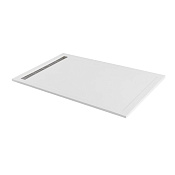 Cezares Tray Душевой поддон из искусственного камня 120x80x3h см, цвет: белый матовый TRAY-AS-AH-120/80-30-W