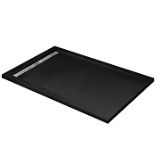 Cezares Tray Душевой поддон из искусственного камня 120x90x3h см, цвет: черный матовый TRAY-AS-AH-120/90-30-NERO