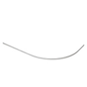 Cezares Tray Экран для поддона из алюминия левый 80x10h см, цвет: белый TRAY-AS-RH-120/80-100-SCR-L