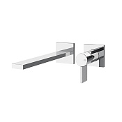 Gessi Inverso Diamantato Смеситель для раковины настенный, излив - 19.7 см, цвет: chrome 73688#031