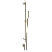 Gessi Inverso Diamantato Душевой гарнитур: душ, держатель, шланг 150см,цвет:warm bronze brushed PVD 73641#726