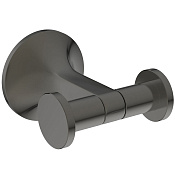 Ideal Standard La Dolce Vita Крючок для полотенец, двойной, подвесной, цвет: PVD magnetic grey T5504A5