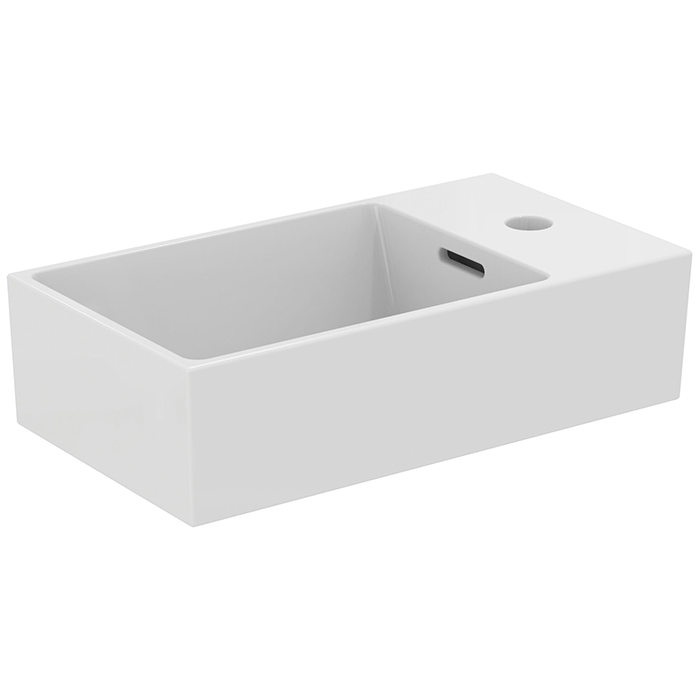 Ideal Standard Extra Раковина подвесная 45х15 см, смеситель справа, без д/к, цвет: белый глянец T373401