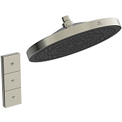 Ideal Standard Solos Верхний душ 30 см, 3 вида струи, без кронштейна, цвет: PVD silver storm A7889GN