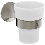 Ideal Standard La Dolce Vita Стакан подвесной, стеклянный полупрозрачный, цвет: PVD silver storm T5506GN