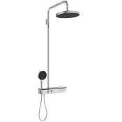 Ideal Standard Solos Душевая стойка: термостат, ручной и верхний душ, шланг, цвет: chrome A7882AA