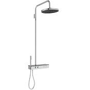 Ideal Standard Solos Душевая стойка: термостат, ручной и верхний душ, шланг, цвет: chrome A7884AA