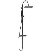 Ideal Standard La Dolce Vita Душевая стойка: смеси., ручной и верхний душ, цвет: PVD magnetic grey BD674A5