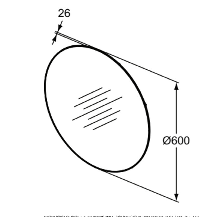 Ideal Standard Conca Зеркало 60х60 см, с подсветкой по периметру T3957BH