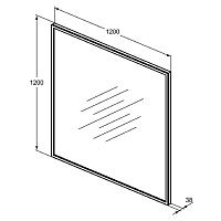 Ideal Standard Conca Зеркало 120х120 см, с подсветкой по периметру T3968BH