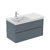 Ideal Standard Finesse Тумба под раковину, 100х55х50h см, правое крыло, цвет: matt ashblue lacquered E3445UQ