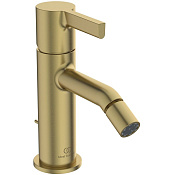 Ideal Standard Joy Смеситель для биде, с донным клапаном, излив 11,5 см, цвет: PVD brushed gold BC784A2
