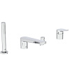 Ideal Standard La Dolce Vita Смеситель на борт ванны с ручным душем, излив 24,3 см, цвет: chrome BD671AA