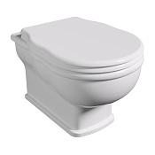 Alice Boheme Чаша подвесного унитаза 37х54 см, смыв каскадный, цвет: белый глянцевый 28230101S