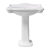 Alice Boheme Раковина подвесная 70х56,5 см, с переливом и 1 отв. под смеситель, цвет: белый глянец 28230101