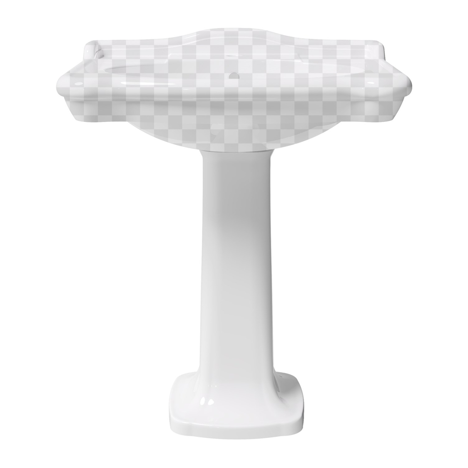 Alice Boheme Пьедестал для раковины напольный, цвет: белый глянцевый 28240101