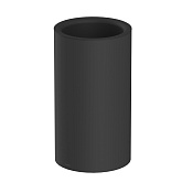 Whitecross Ergo Мусорное ведро открытое на 4 л, нержавеющая сталь, цвет: черный матовый ER2291BL