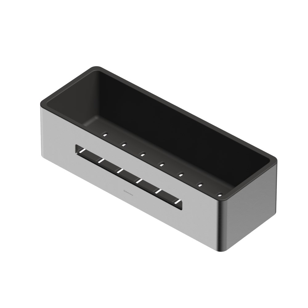 Whitecross Ergo Полка металлическая 30x11 см, подвесная, цвет: никель брашированный ER2280NIB