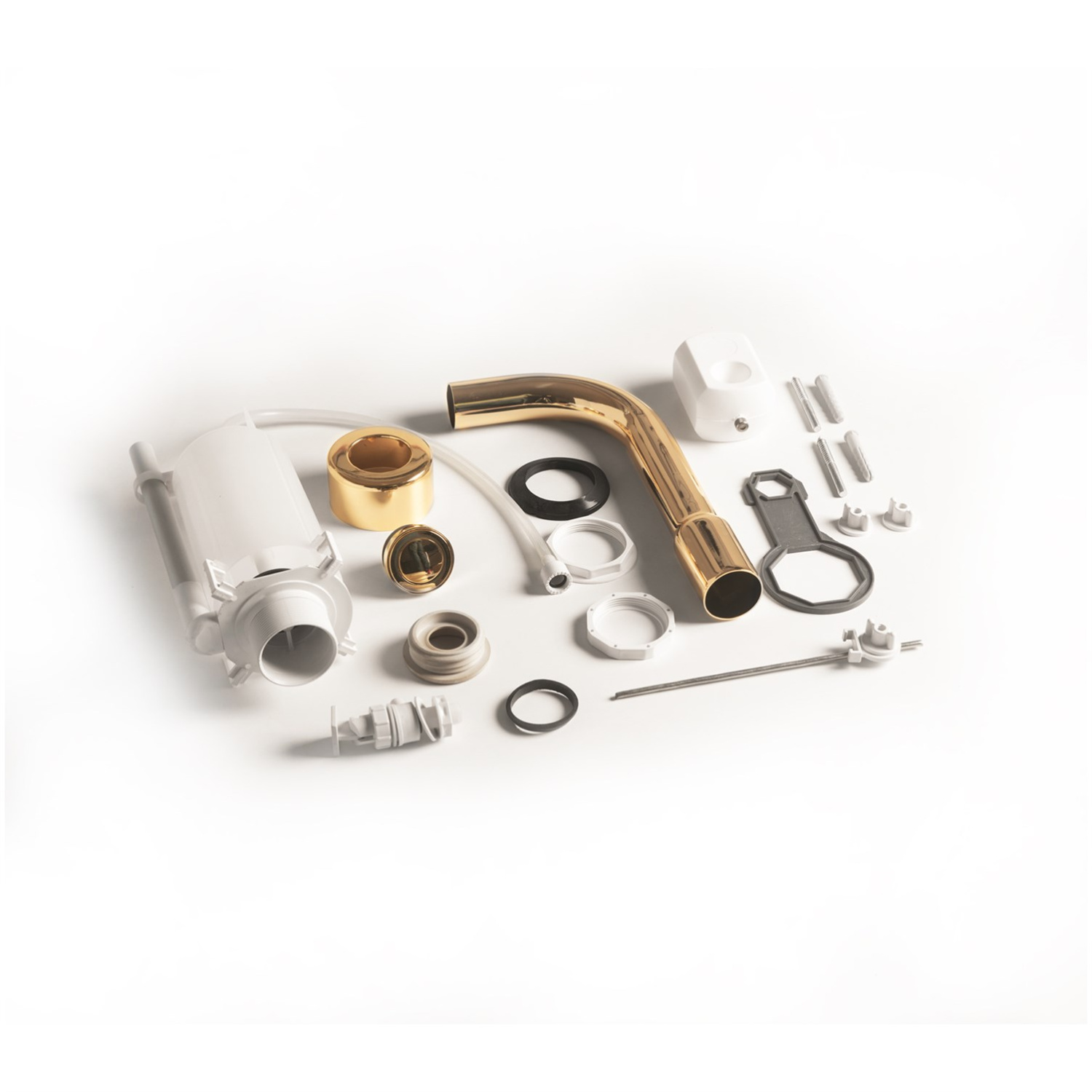 Alice Boheme Сливной механизм с кнопкой смыва, цвет: золото MBSOZA