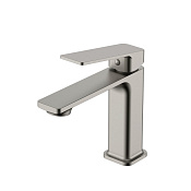 Vincea Core Смеситель для раковины, излив 12,8 см, без донного клапана, цвет: брашированный никель VBF-4CO1BN