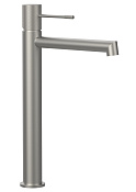 Vincea Desire Смеситель для раковины высокий, излив 17,3 см, без донного клапана, цвет: браш. никель VBF-1D2BN