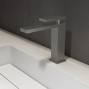 Vincea Rim Смеситель для раковины, излив 11,2 см, без донного клапана, цвет: вороненая сталь VBF-2DS1GM