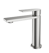 Vincea Vogue (SS) Смеситель для раковины, излив 13 см, без дон. клапана, цвет: брашированный никель VBF-2VS1BN