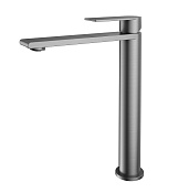 Vincea Vogue (SS) Смеситель для раковины высокий, излив 17,5 см, без д/к, цвет: вороненая сталь VBF-2VS2GM