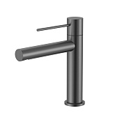 Vincea Aspire Смеситель для раковины, излив 14,2 см, без донного клапана, цвет: вороненая сталь VBF-4AS01GM