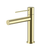 Vincea Aspire Смеситель для раковины, излив 14,2 см, без донного клапана, цвет: брашированное золото VBF-4AS01BG