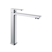 Vincea Next Смеситель для раковины высокий, излив 18,8 см, без донного клапана, цвет: хром VBF-1N2CH