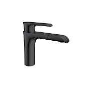 Vincea Esse Смеситель для раковины, излив 14,7 см, без донного клапана, цвет: черный матовый VBF-1E1MB