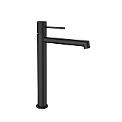 Vincea Desire Смеситель для раковины высокий, излив 17,3 см, без дон. клапана, цвет: черный матовый VBF-1D2MB