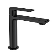 Vincea Vogue Смеситель для раковины, излив 13,3 см, без донного клапана, цвет: черный матовый VBF-1V1MB