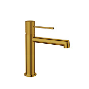 Vincea Desire Смеситель для раковины, излив 14 см, без донного клапана, цвет: брашированное золото VBF-1D1BG