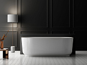 Vincea Ванна акриловая пристенная 170x80 см, со сливом-переливом, цвет: белый глянцевый VBT-621