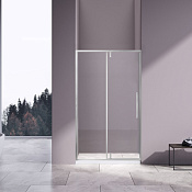 Vincea Slim-N Душевая дверь распашная 110x195h см, прозрачное стекло 6 мм, цвет: хром VDP-4SN110CL