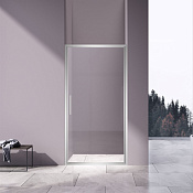 Vincea Slim 8mm Душевая дверь распашная 100x195h см, прозрачное стекло 8 мм, цвет: хром VDP-4SL100CL