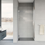 Vincea Flex Душевая дверь распашная 90x200h см, прозрачное стекло 8 мм, цвет: хром VDP-1F900CL