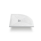 Vincea Душевой поддон из искусственного камня 120x90x2,5h см, цвет: белый матовый VST-4SQ9012W-L